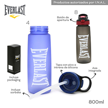 Venta por Mayor y Catalogo Botella 800ml Everlast