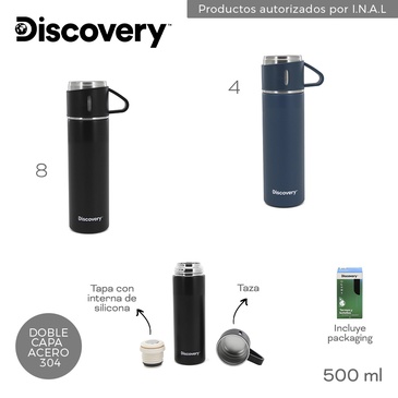 Termo con Taza 500ML Discovery