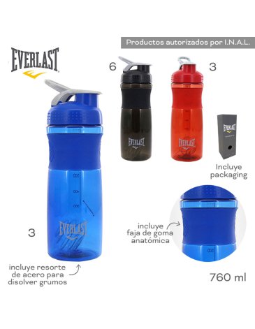 Venta por Mayor y Catalogo Botella Shaker 760ML Everlast