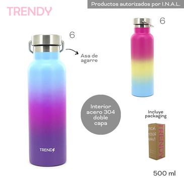 Botella Termica 500ml Trendy