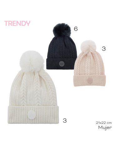 Venta por Mayor y Catalogo Gorro Adulto Trendy