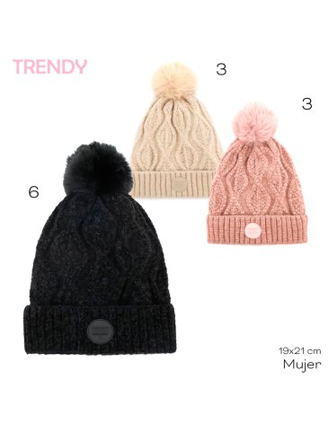 Venta por Mayor y Catalogo Gorro Adulto Trendy