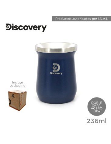 Venta por Mayor y Catalogo Mate De Acero Inoxidable Discovery