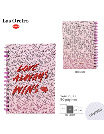 Venta por Mayor y Catalogo Cuaderno Las Oreiro