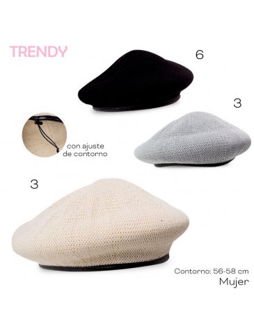 Venta por Mayor y Catalogo Boina Trendy