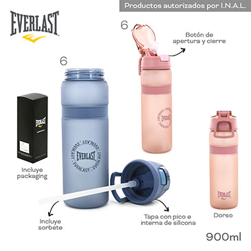 Venta por Mayor y Catalogo Botella 900ml Everlast