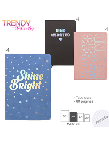 Venta por Mayor y Catalogo Cuaderno Stationary Trendy