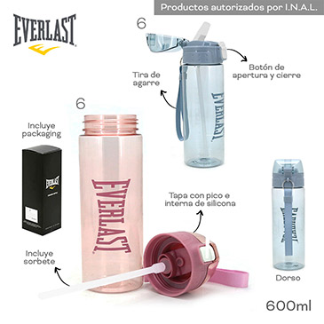Venta por Mayor y Catalogo Botella 600ml Everlast