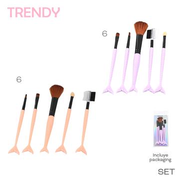 Set De Brochas  Trendy