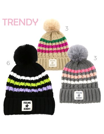 Venta por Mayor y Catalogo Gorro Adulto Trendy