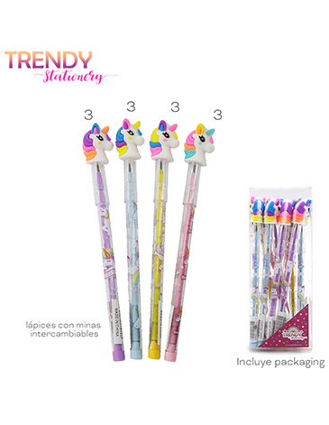 Venta por Mayor y Catalogo Lapiz Portamina x 12 Trendy