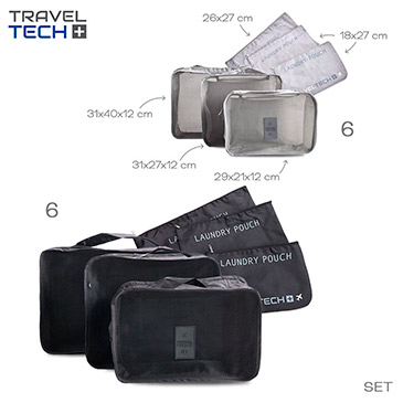 Organizador Valijas x 6 unid Travel Tech