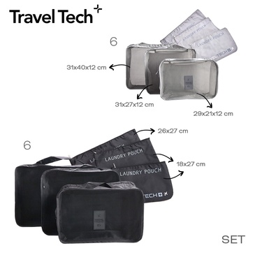 Organizador Valijas x 6 unid Travel Tech