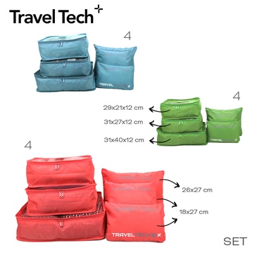 Venta por Mayor y Catalogo Organizador Valijas x 6 unid Travel Tech