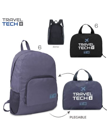 Venta por Mayor y Catalogo Mochila Plegable Travel Tech