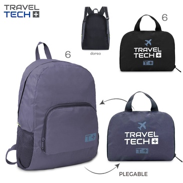 Venta por Mayor y Catalogo Mochila Plegable  Travel Tech
