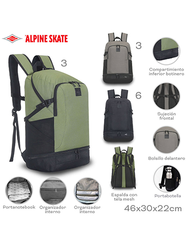 Venta por Mayor y Catalogo Mochila Porta Notebook 18 