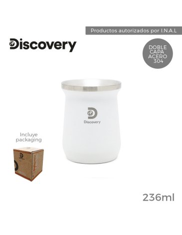 Mate De Acero Inoxidable Discovery