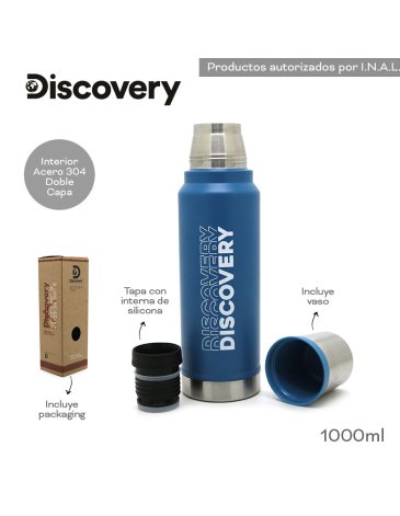 Termo Con Vaso 1000ml Discovery