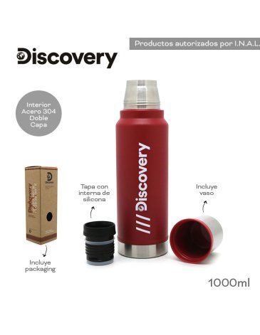 Termo Con Vaso 1000ml Discovery
