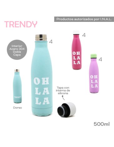 Botella Termica 500ML Trendy
