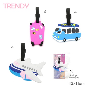 Tag Valijas Identificador  Trendy