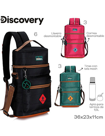 Venta por Mayor y Catalogo Bolso / Mochila Matera  Discovery