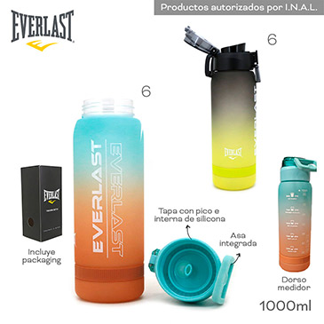 Venta por Mayor y Catalogo Botella 1000ml Everlast