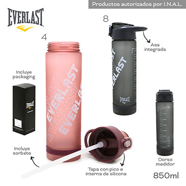 Venta por Mayor y Catalogo Botella 850ml Everlast