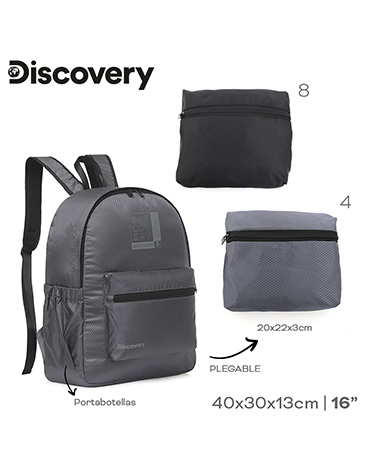 Venta por Mayor y Catalogo Mochila Plegable 16