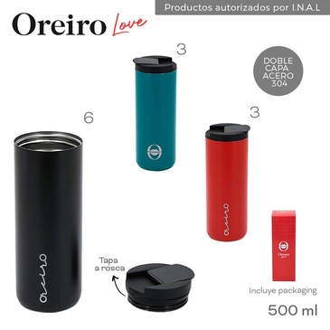 Venta por Mayor y Catalogo Vaso Termico 500ML Las Oreiro
