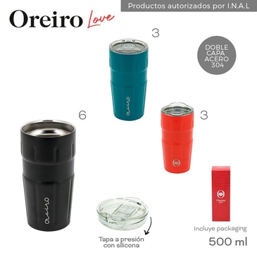 Venta por Mayor y Catalogo Vaso Termico 500ML Las Oreiro
