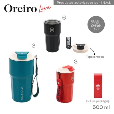 Venta por Mayor y Catalogo Vaso Termico 500ML Las Oreiro