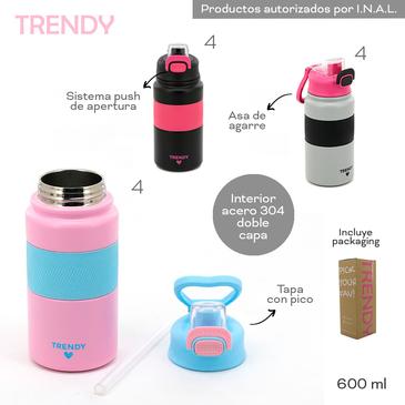 Botella Termica 600ml Trendy