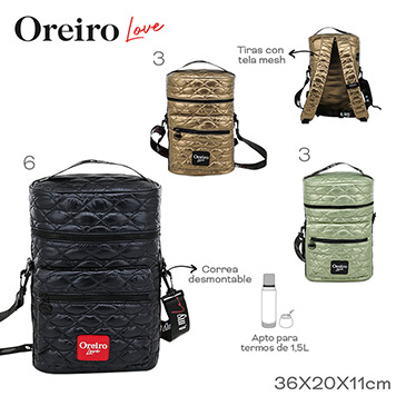 Venta por Mayor y Catalogo Bolso / Mochila Matera Las Oreiro