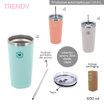 Vaso Termico 600ml Trendy