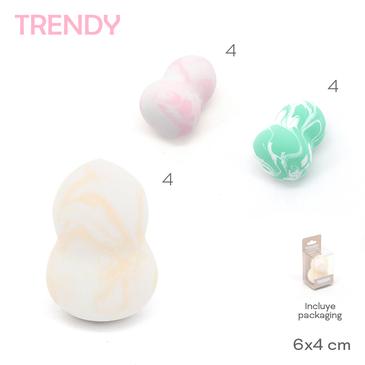 Venta por Mayor y Catalogo Esponja Maquillaje Trendy