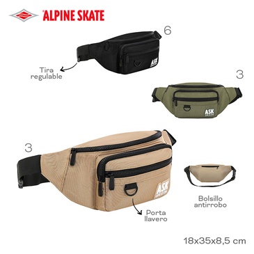 Venta por Mayor y Catalogo Riñonera  Alpine Skate