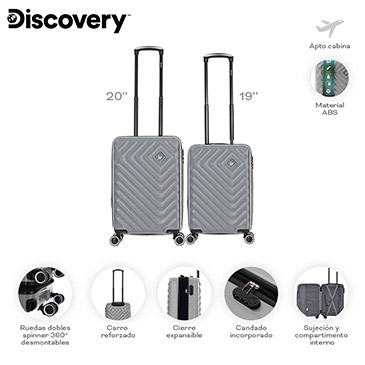 Venta por Mayor y Catalogo Set Doble Carry On 20