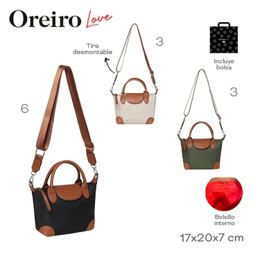 Venta por Mayor y Catalogo Cartera/ Bandolera Las Oreiro