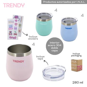 Mates 280ml Incluye Sticker  Trendy