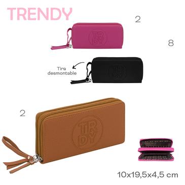 Venta por Mayor y Catalogo Billetera Doble Cierre Trendy