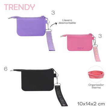 Venta por Mayor y Catalogo Monedero Tarjetero Trendy