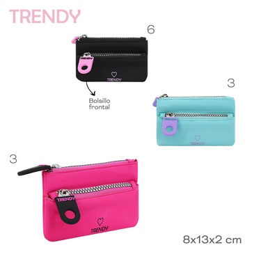 Venta por Mayor y Catalogo Monedero Tarjetero Trendy
