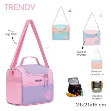 Venta por Mayor y Catalogo Lunchera  Trendy