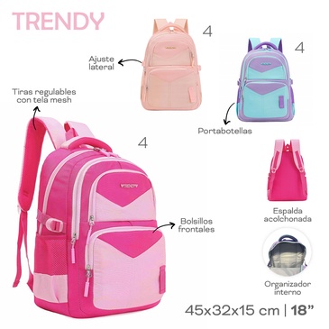 Venta por Mayor y Catalogo Mochila 18 