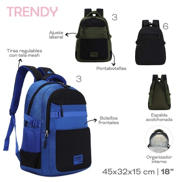 Venta por Mayor y Catalogo Mochila 18 
