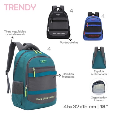 Venta por Mayor y Catalogo Mochila 18 