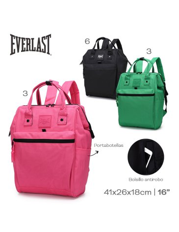 Venta por Mayor y Catalogo Mochila Boca de Pez Tela 16