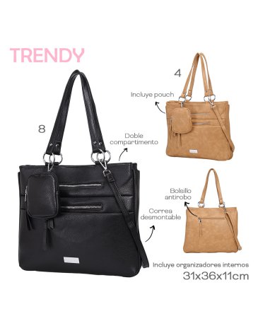 Venta por Mayor y Catalogo Cartera Con Monedero Trendy